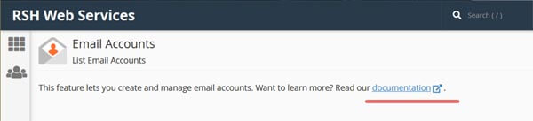 cpanel docs