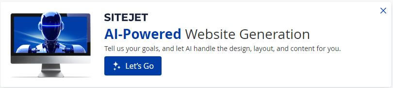 SiteJet’s intuitive no-code builder lives inside cPanel, giving you total control at your fingertips