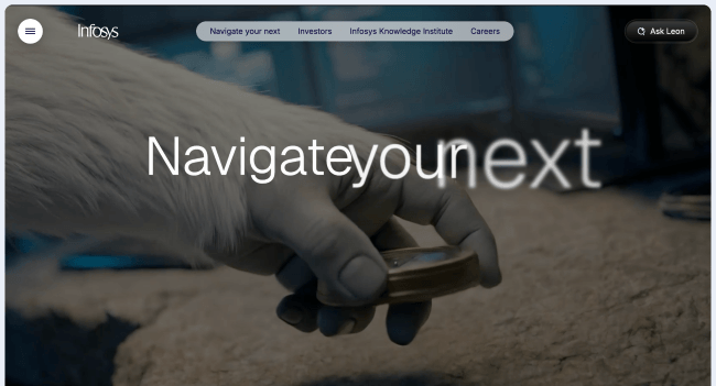 Infosys IT consulting cloud AI and business process services