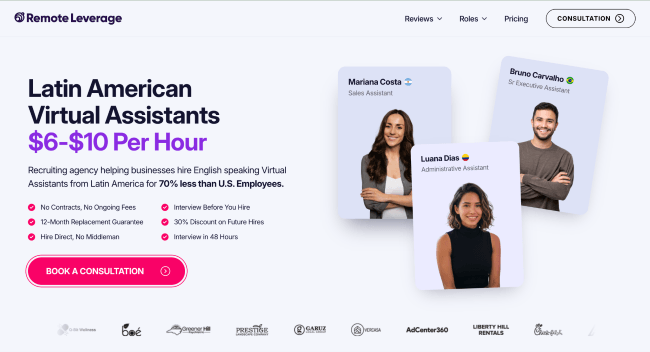Remote Leverage Latin American virtual assistant services