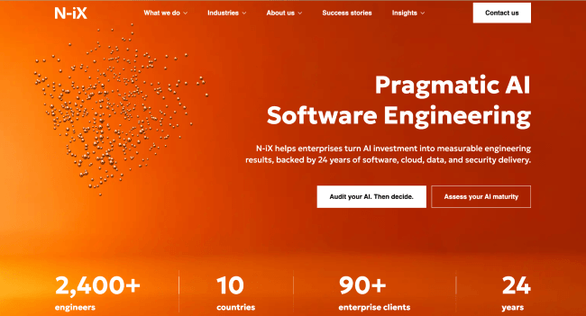 N-iX software engineering and AI services