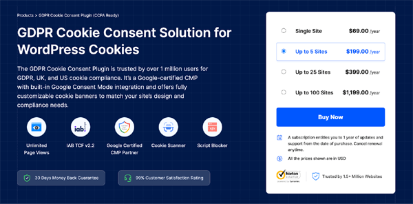 Best GDPR Cookie Consent Plugin for WordPress