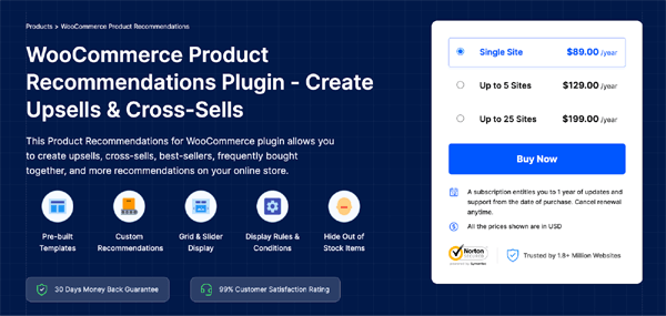 Recommend Products, Upsells & Cross-Sells