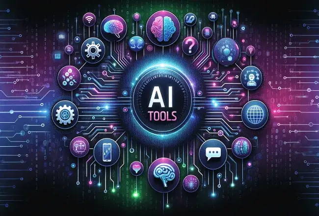 AI tool directory interface showing categorized software tools