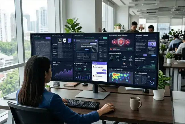 AI software tools helping businesses improve efficiency automation and growth
