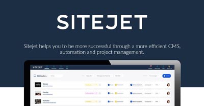 Sitejet Admin Menu