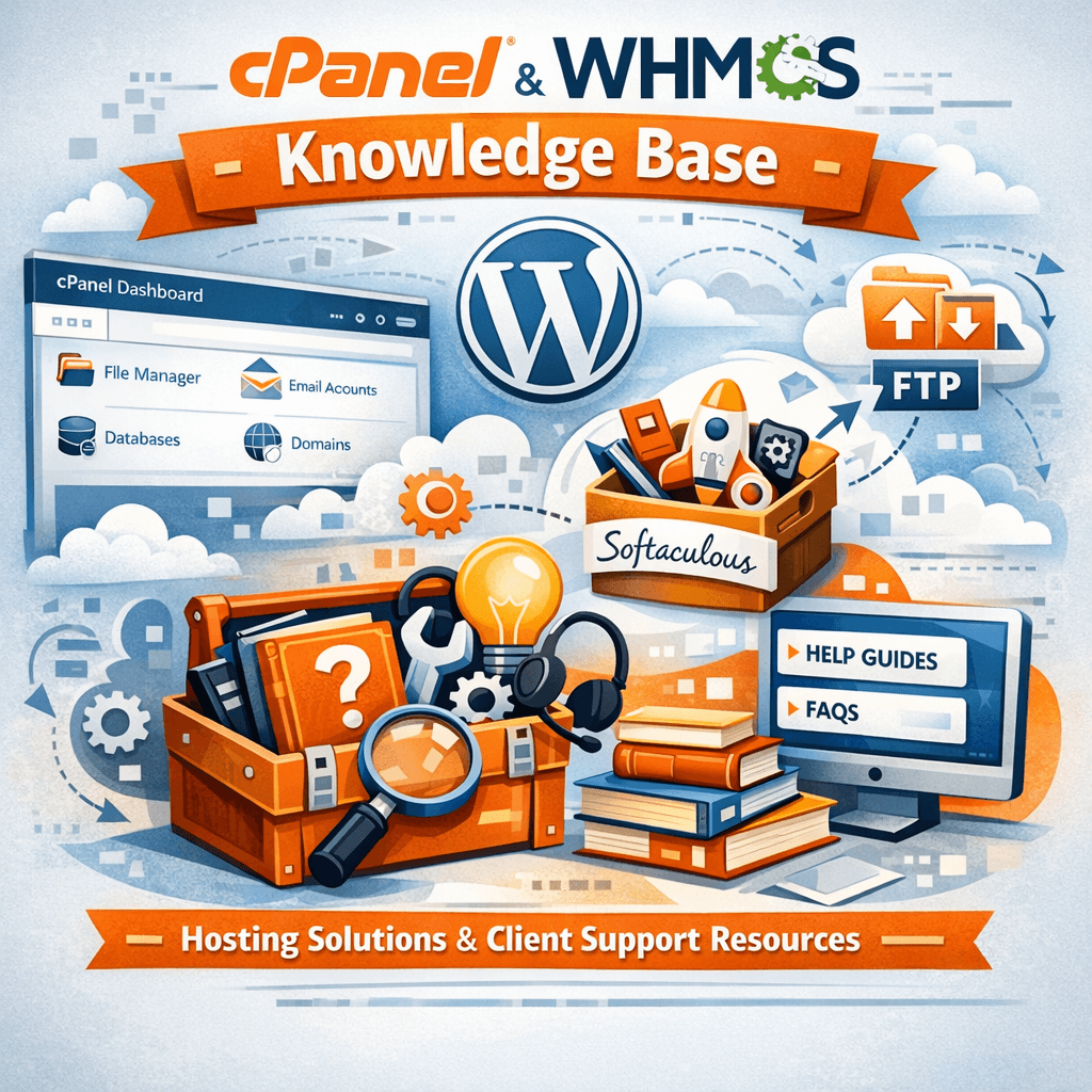 Affordable pre-made knowledge base package - 150+ cPanel, FTP, Softaculous, and WordPress articles for $24.99